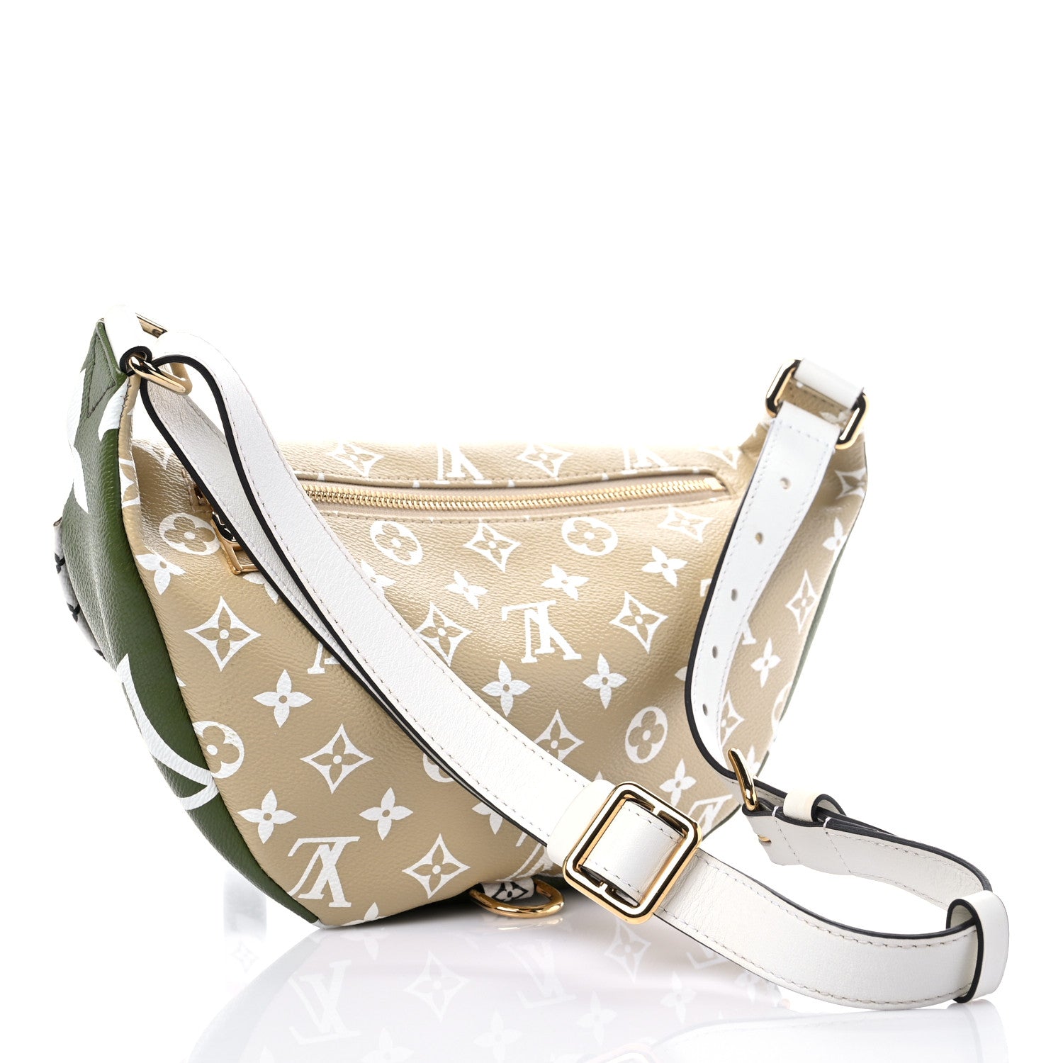 Louis Vuitton Monogram Giant Bumbag Kaki Beige 3 of 12