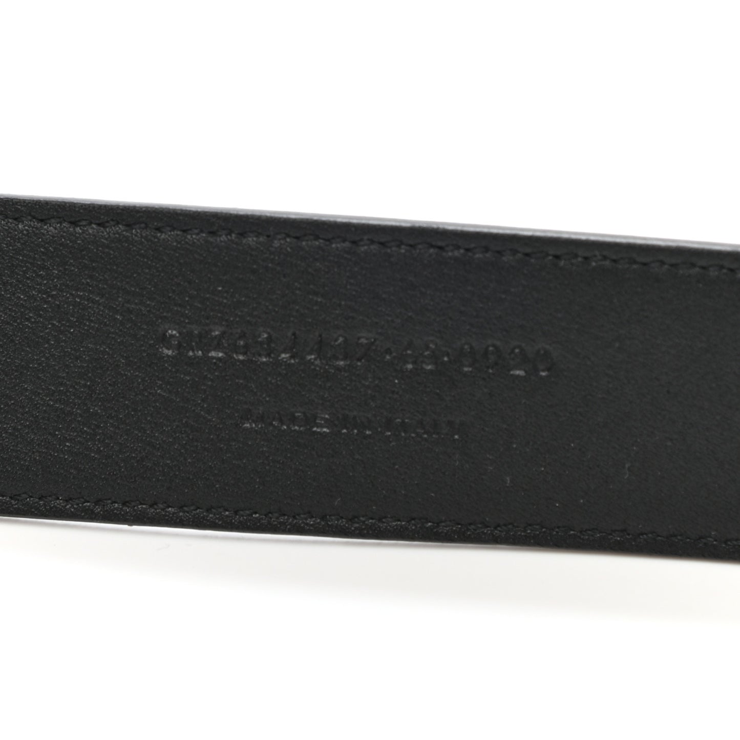 Smooth Calfskin Monogram Square Buckle Belt 65 26 Black
