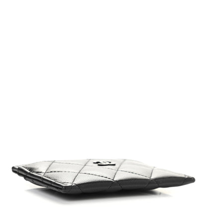 Chanel Lambskin Quilted Card Holder So Black 4 of 8