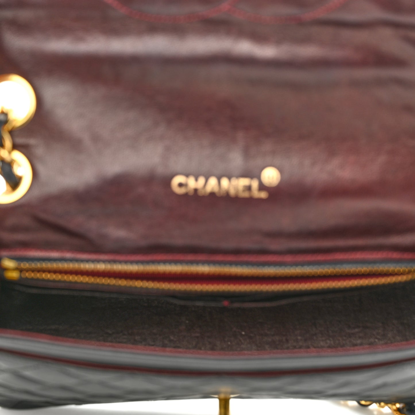 Lambskin Quilted Small Single Flap Black
