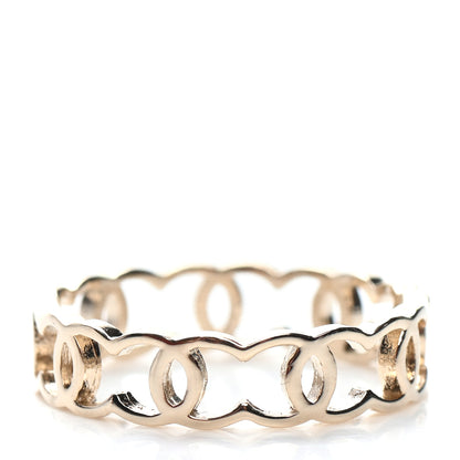 Chanel Metal CC Ring 6.75 Gold 3 of 5