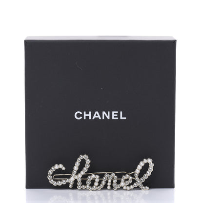 Chanel Metal Glass Swirling Pearls Hair Clip Gold 4 of 4
