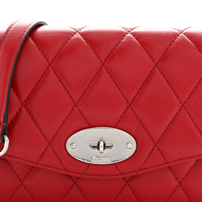 Mulberry Shiny Buffalo Quilted Darley Shoulder Bag Red 7 of 11