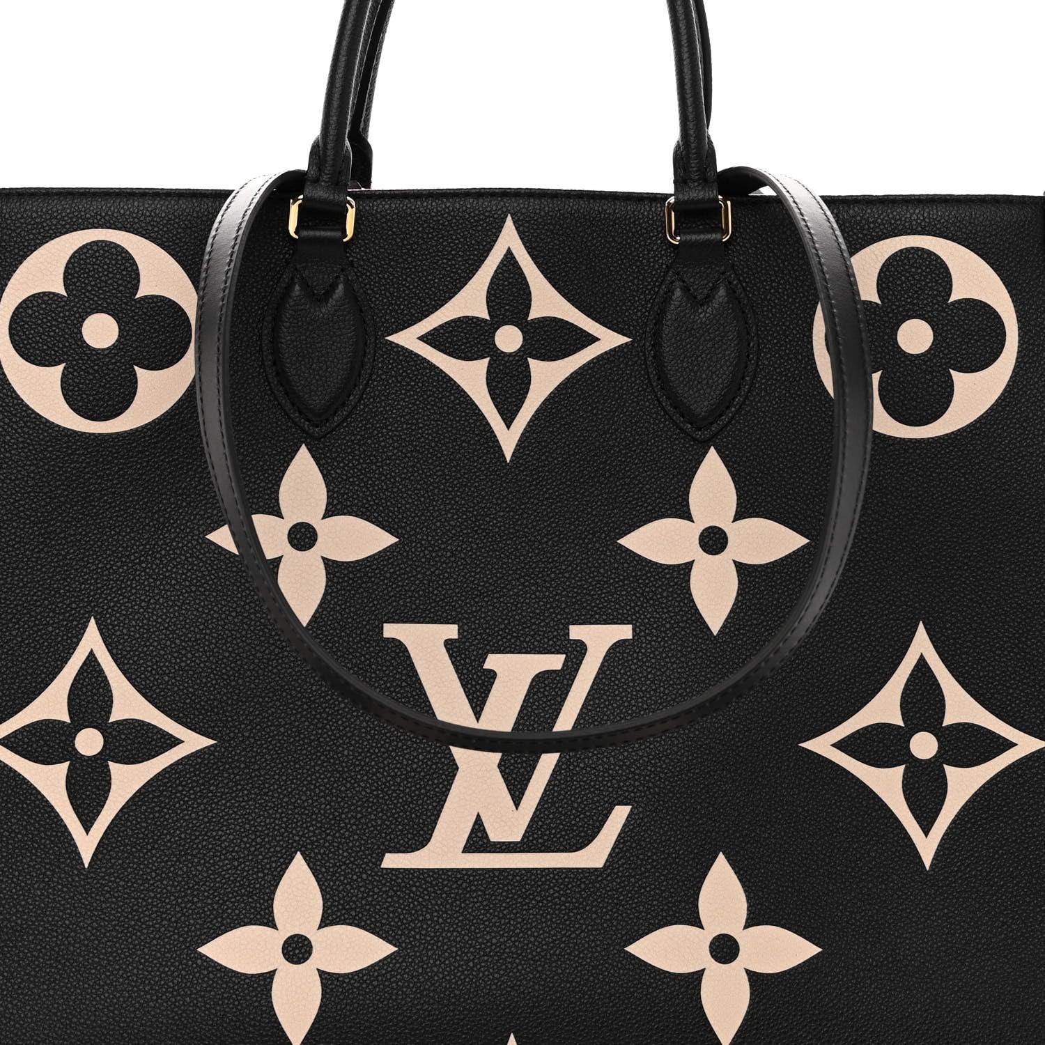 Louis Vuitton Empreinte Monogram Giant Onthego GM Black Beige 7 of 10