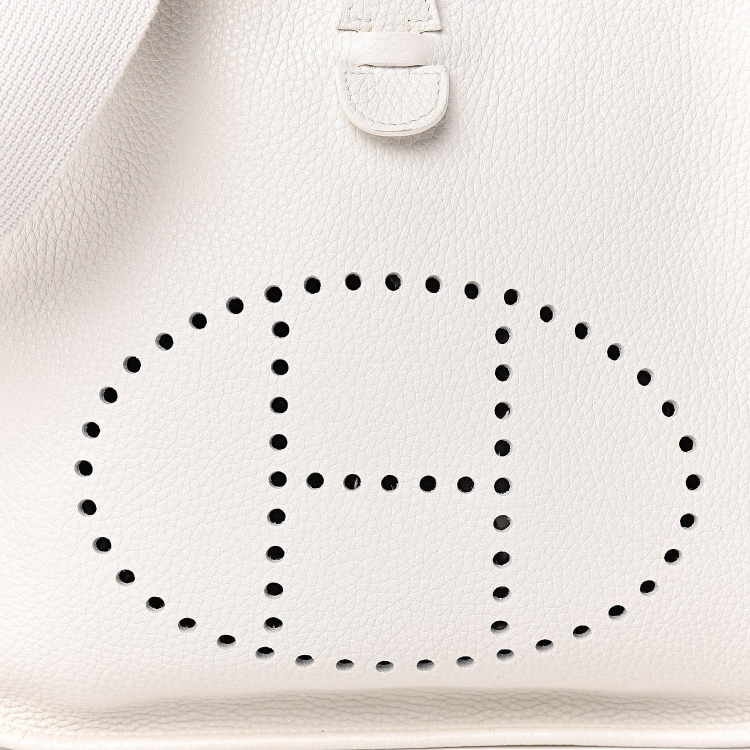 Hermes Taurillon Clemence Evelyne III PM White 11 of 11