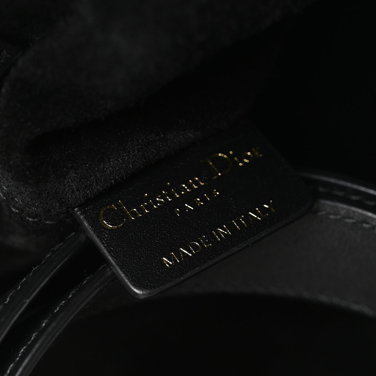 Calfskin Macrocannage Large Toujours Black