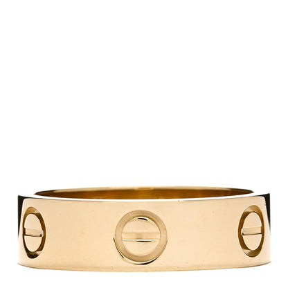 Cartier 18K Yellow Gold 5.5mm LOVE Ring 54 6.75 1 of 4