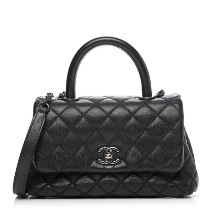 Chanel Caviar Quilted Mini Coco Handle Flap Black 1 of 4