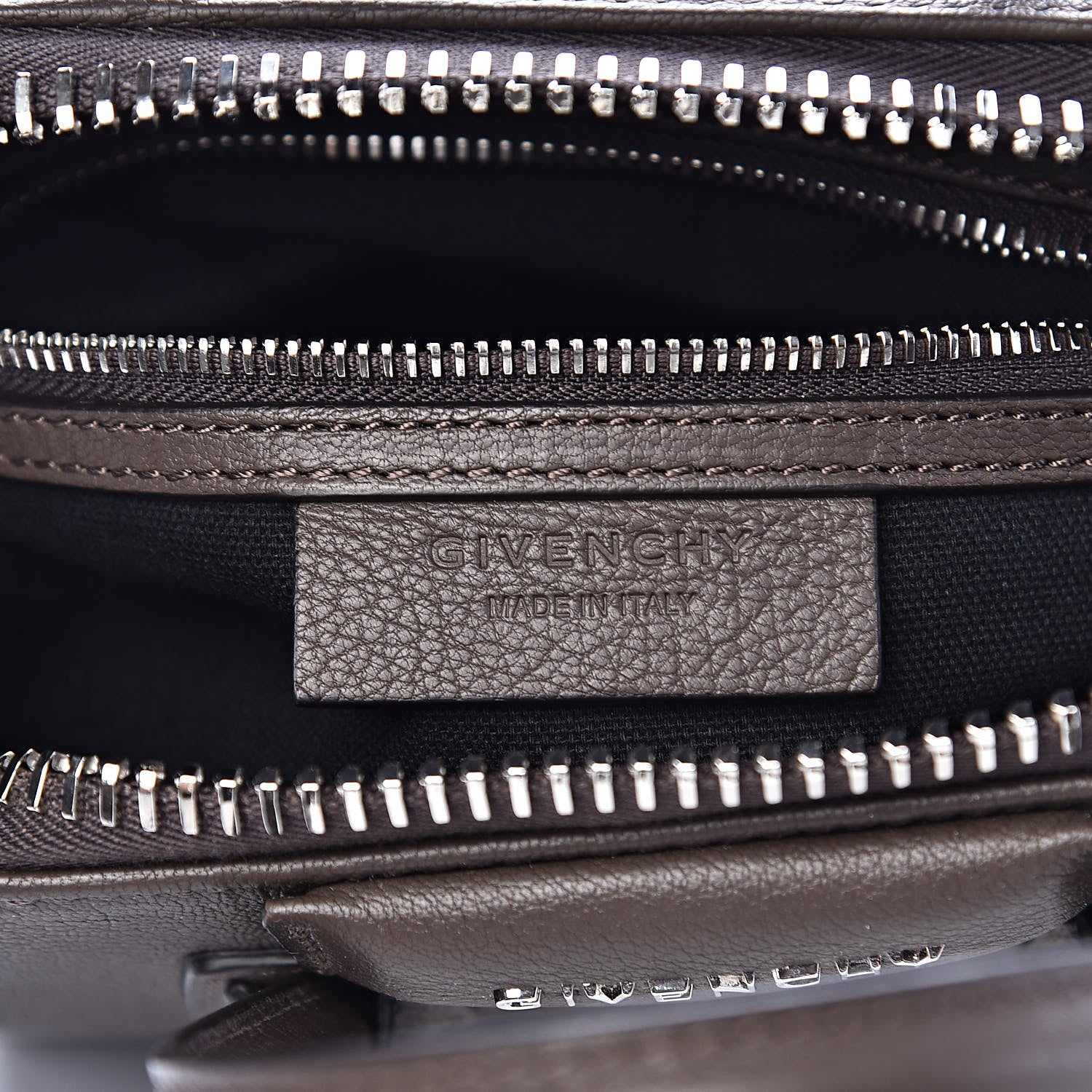 Givenchy Sugar Goatskin Mini Antigona Heather Grey 6 of 10