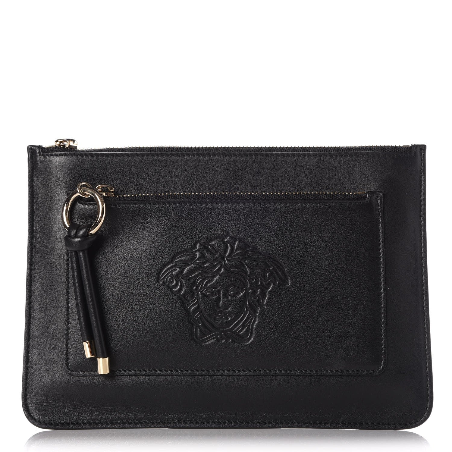 Versace Calfskin Palazzo Pochette Black 1 of 6