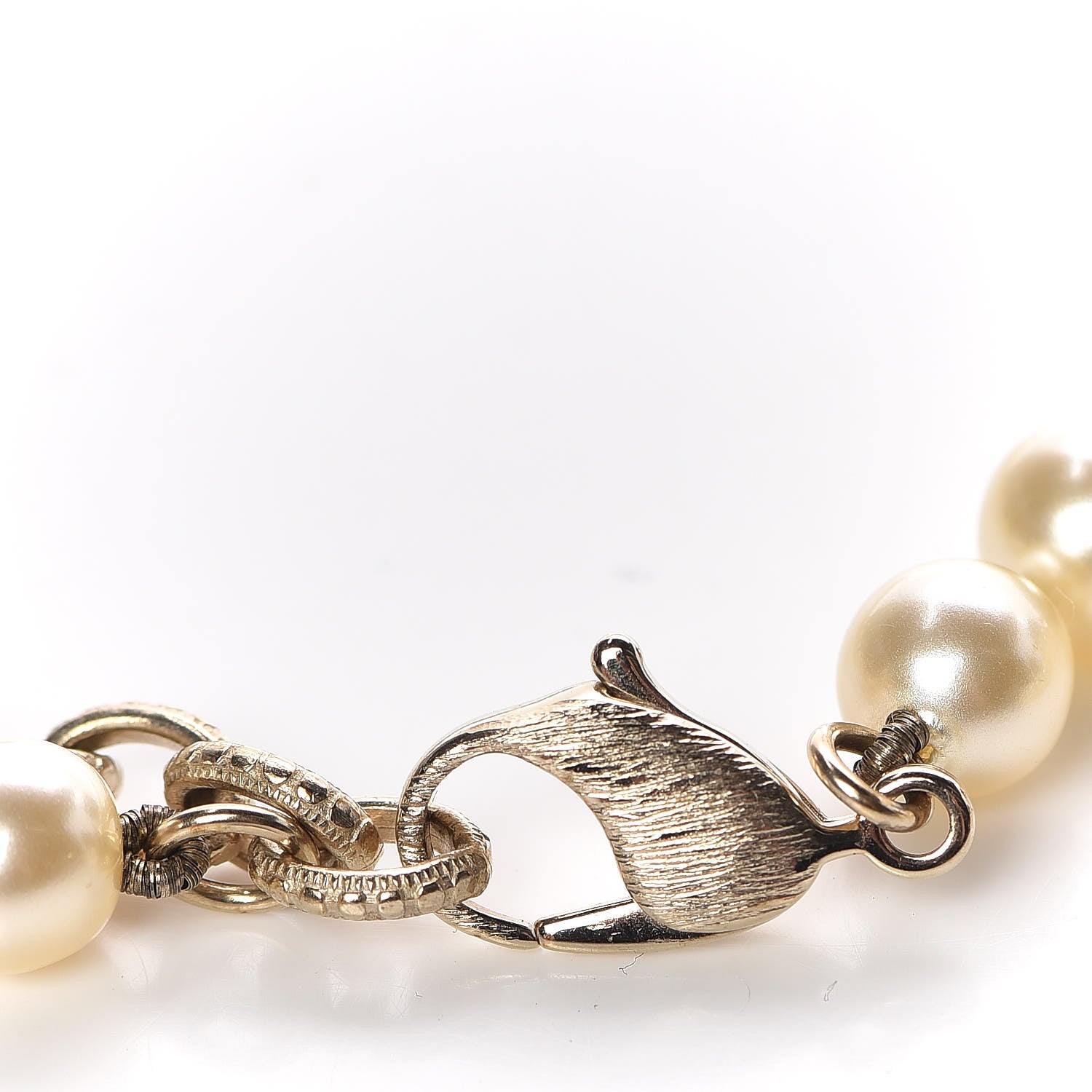 Chanel Pearl CC Long Necklace Gold 4 of 6