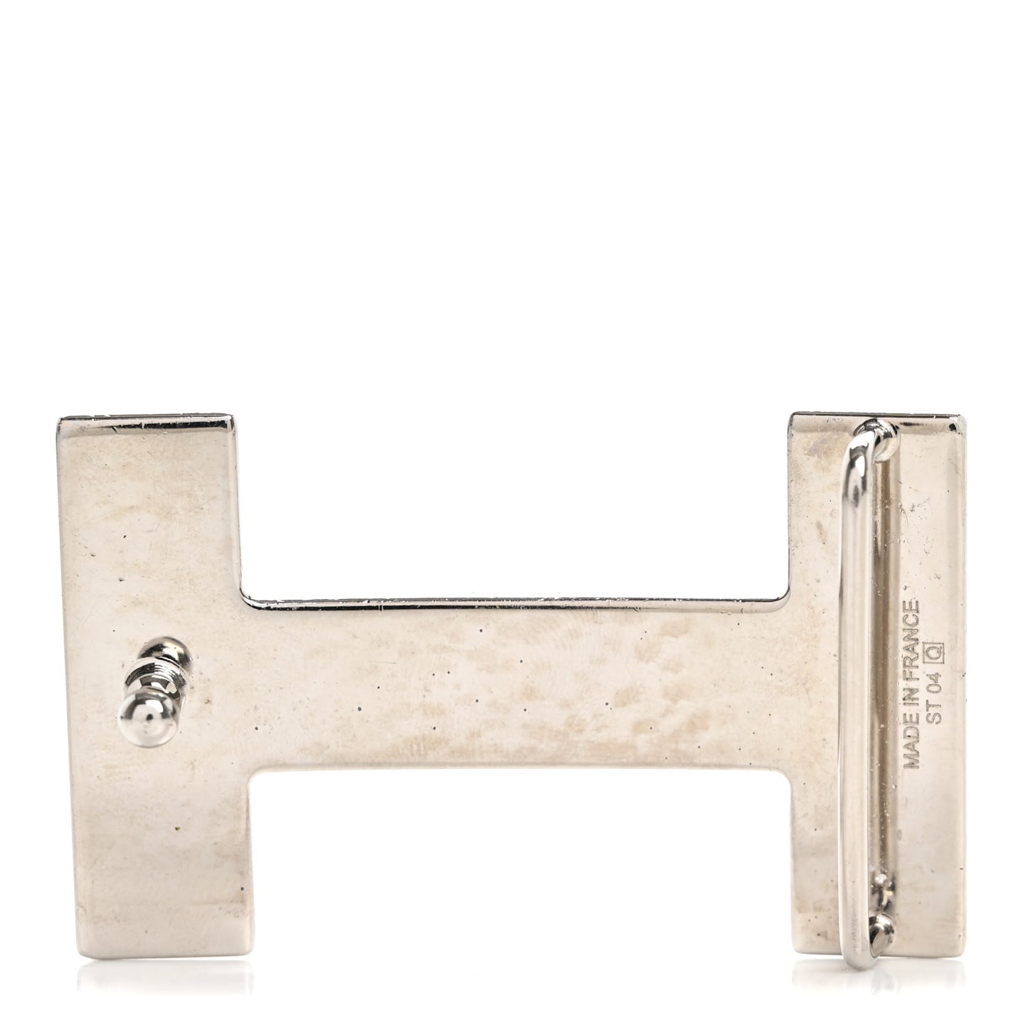Enamel Quizz H Belt Buckle Orange