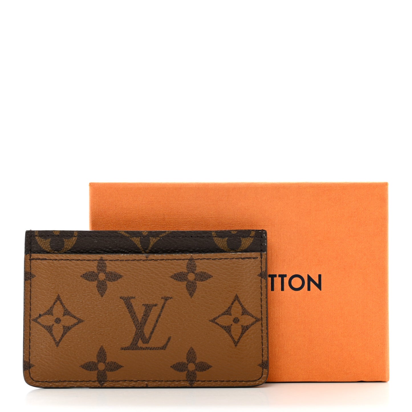 Reverse Monogram Card Holder