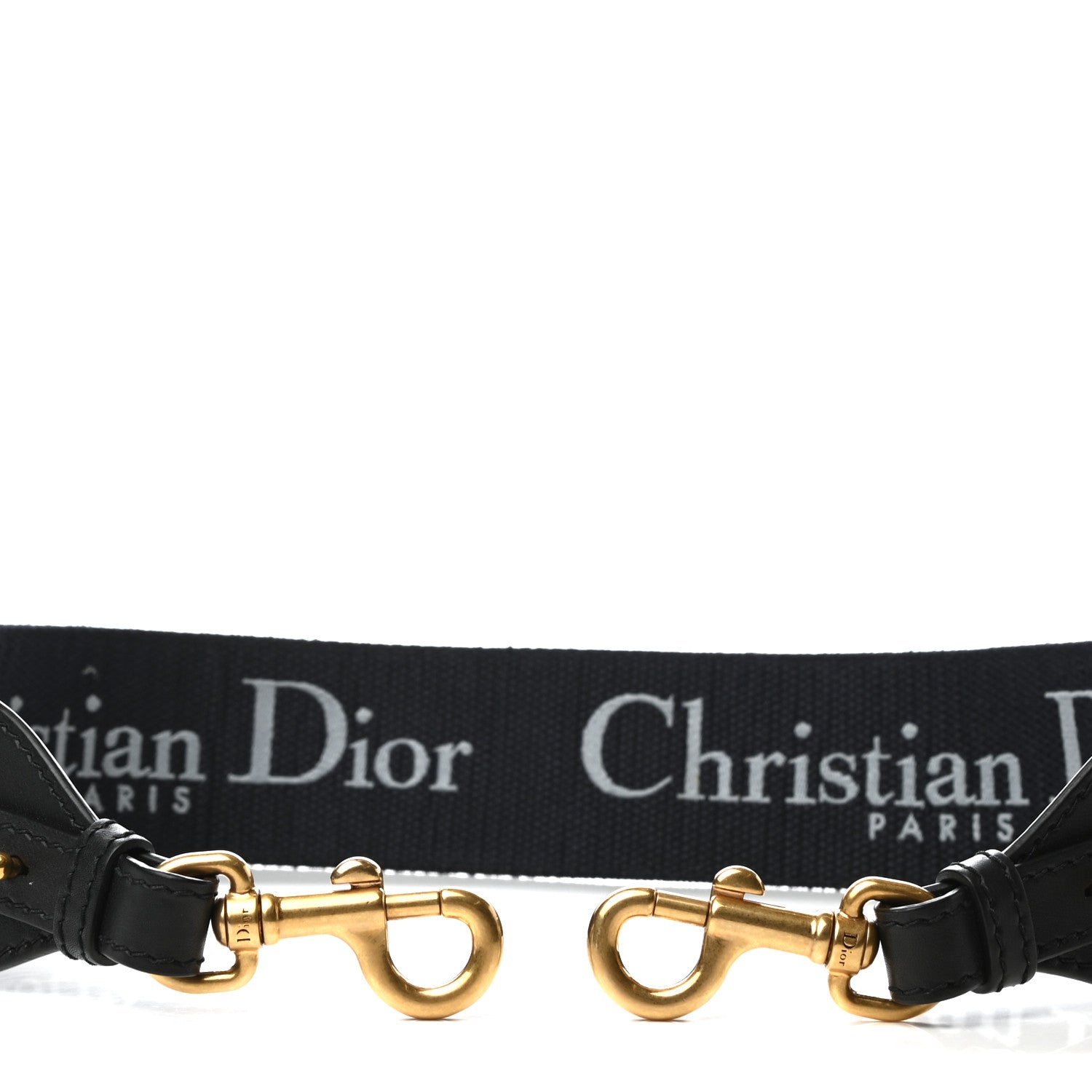 Christian Dior Canvas Embroidered Adjustable Shoulder Strap Blue 5 of 6