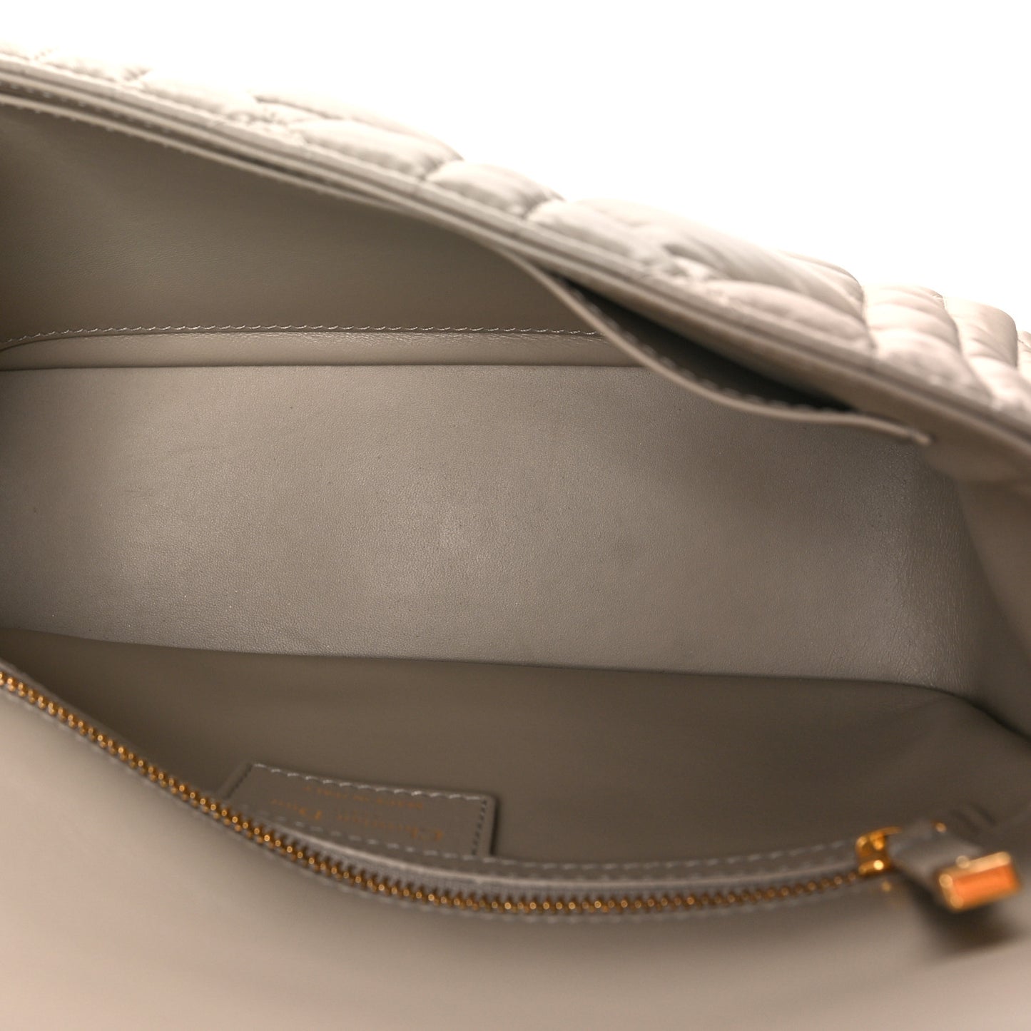 Calfskin Macrocannage Medium Caro Bag Sand
