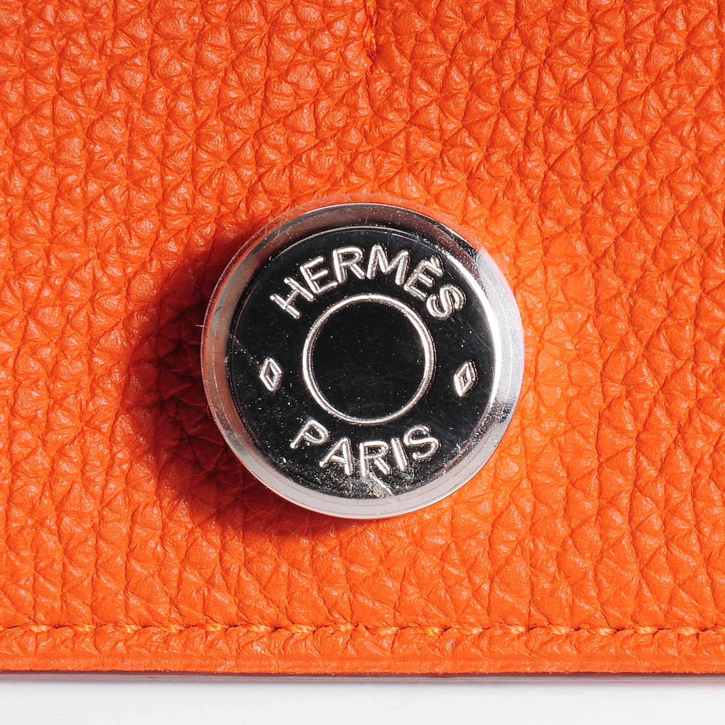 Togo Dogon Duo Wallet Orange