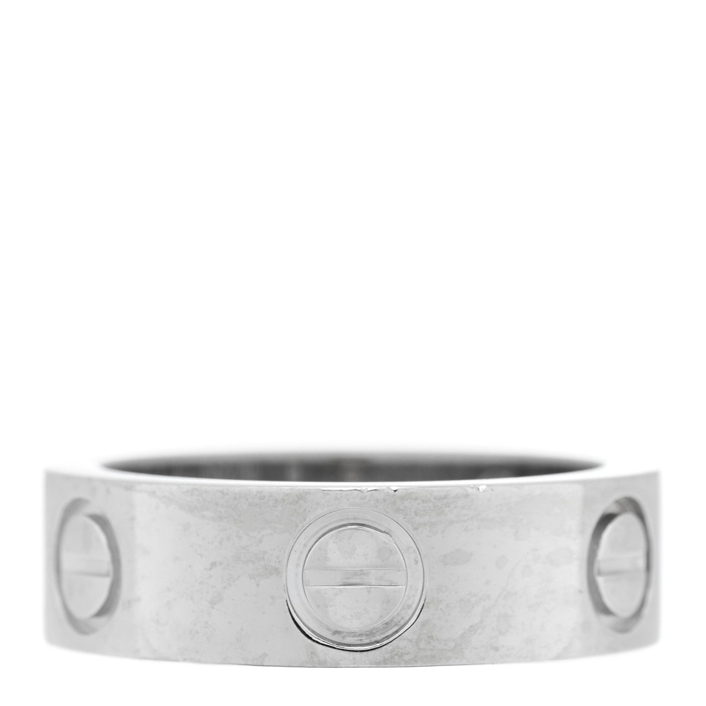 Platinum Diamond 5.5mm LOVE Ring 48 4.5