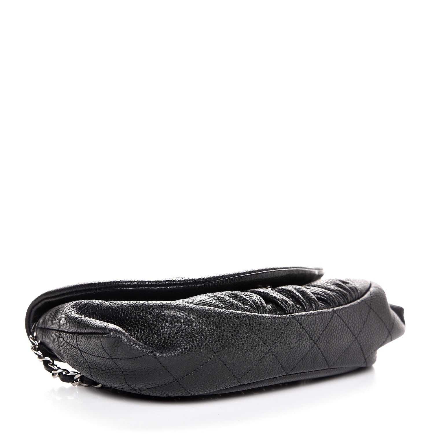 Chanel Caviar Half Moon Wallet On Chain WOC Black 4 of 8