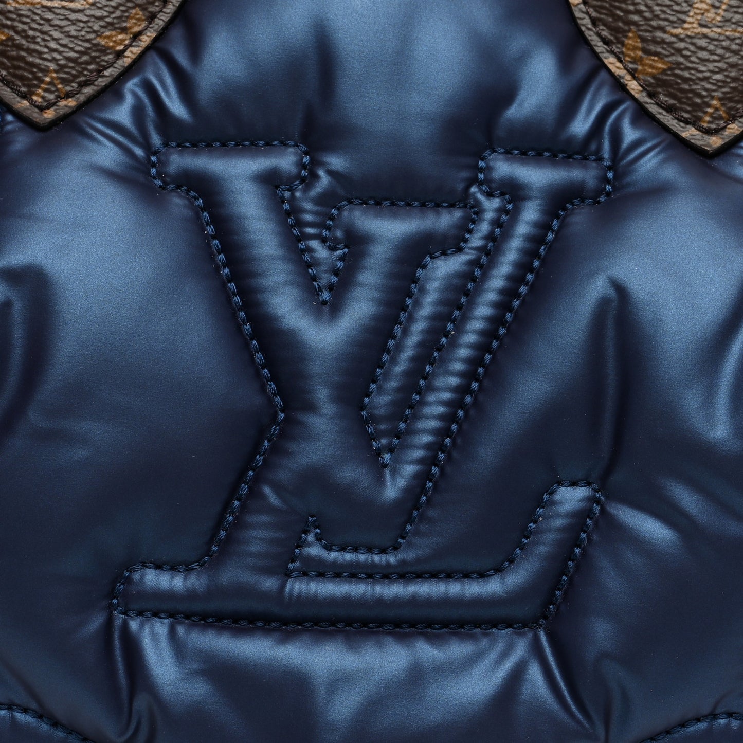 Econyl Mini Monogram Pillow Speedy Bandouliere 25 Navy