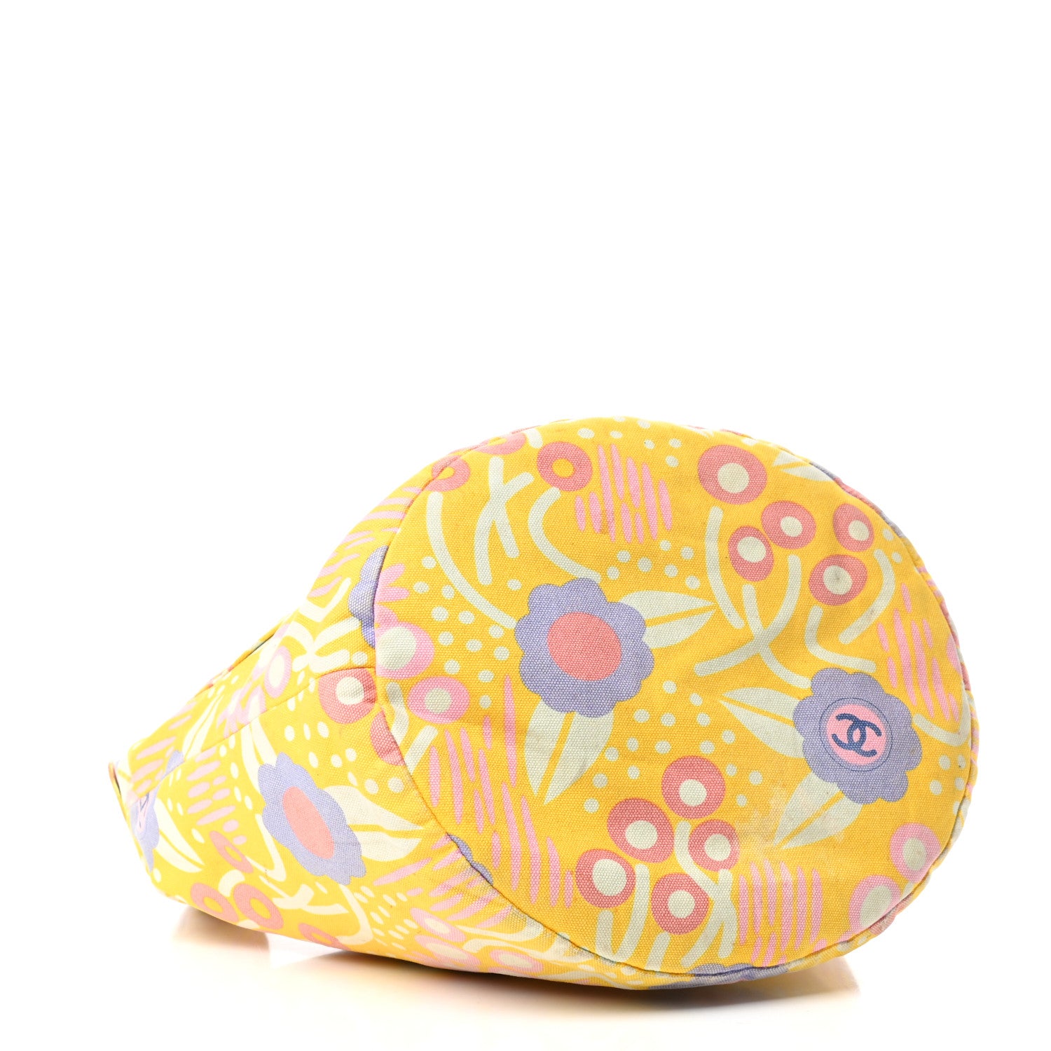 Chanel Canvas Printed Bucket Bag Multicolor 4 of 9