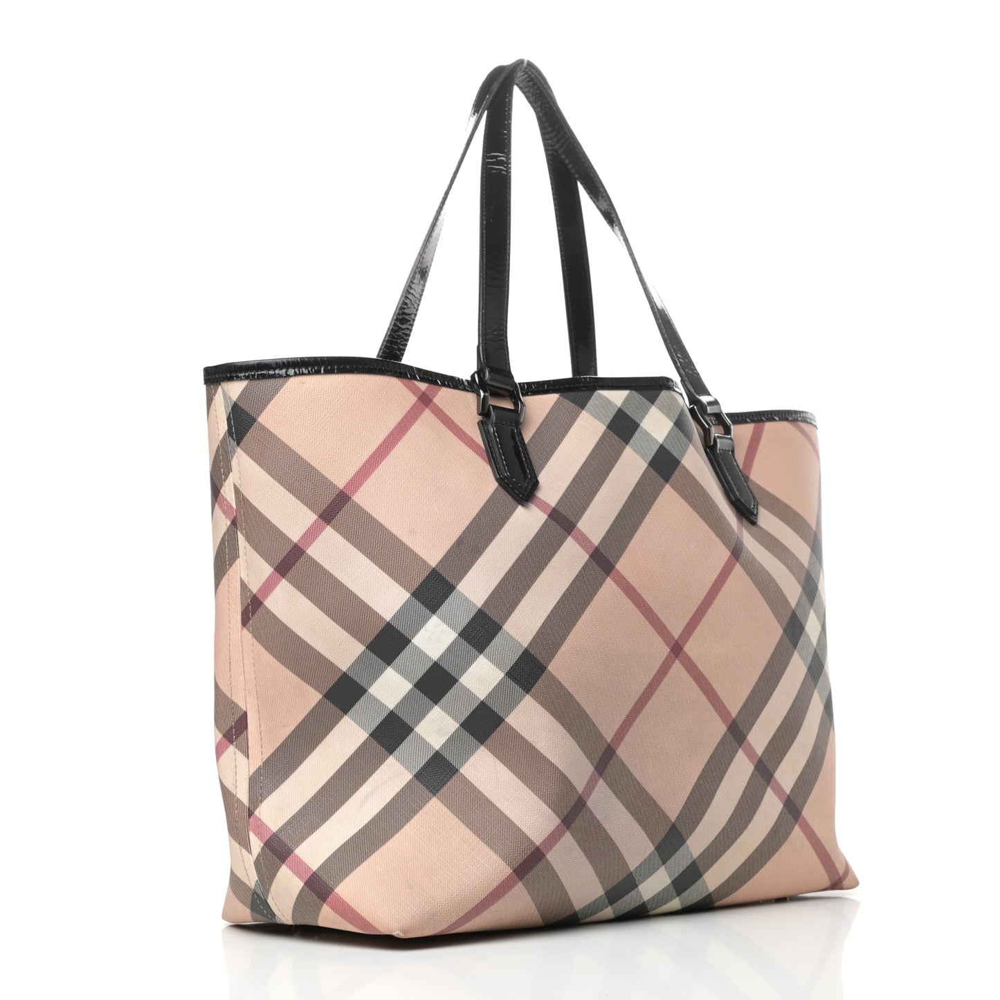 Supernova Check Large Nickie Tote Black