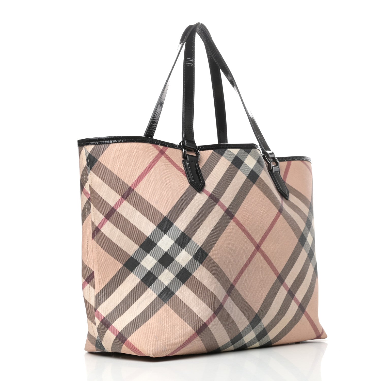 Burberry Supernova Check Large Nickie Tote Black 3 of 10
