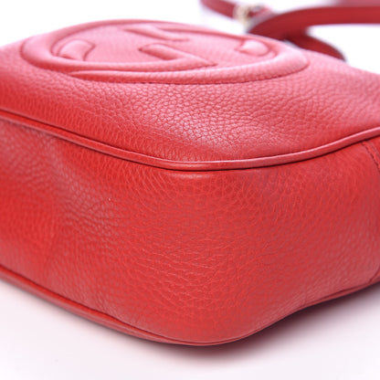 Gucci Pebbled Calfskin Small Soho Disco Bag Tabasco Red 10 of 10