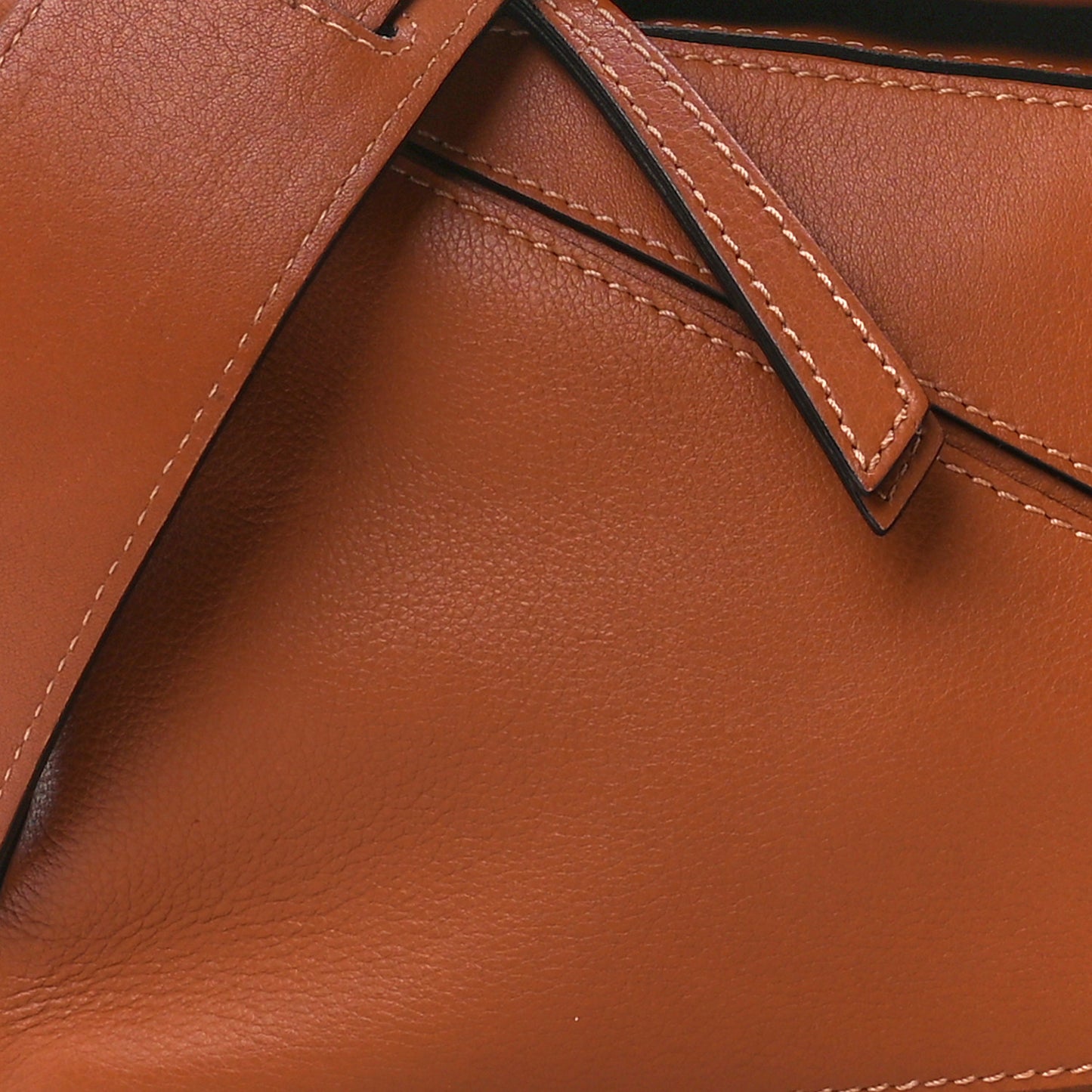 Calfskin Small Puzzle Bag Tan