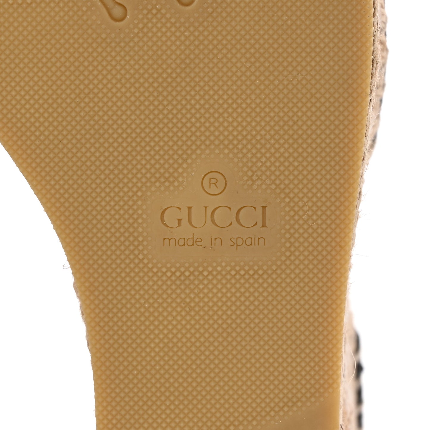 Nappa Matelasse GG Marmont Ankle Wrap Platform 35/120mm Espadrille Wedges 38.5 Black