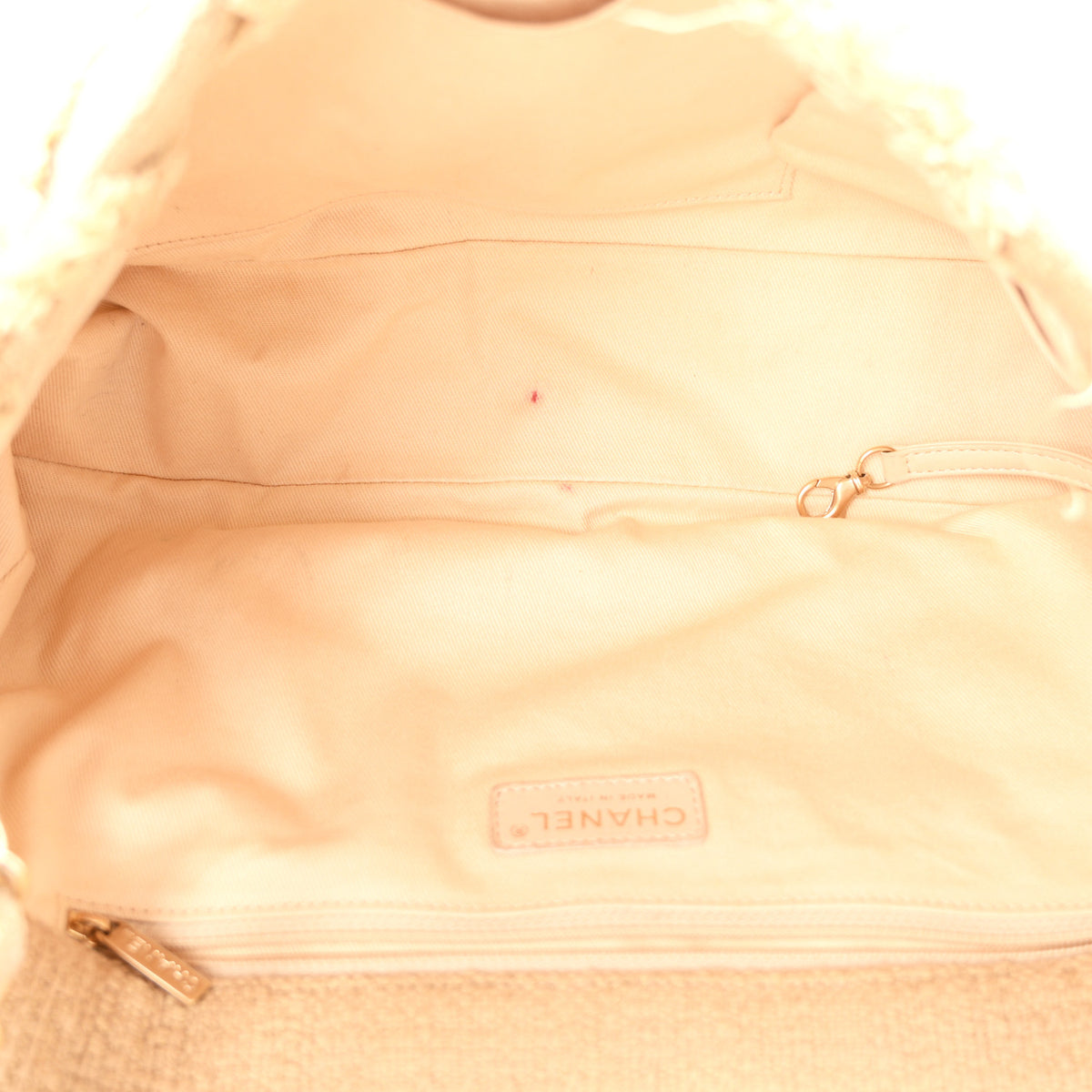 Tweed Nature Flap Dark Beige