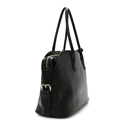 Prada Buffalo Large Signet Tote Bag Black 3 of 11
