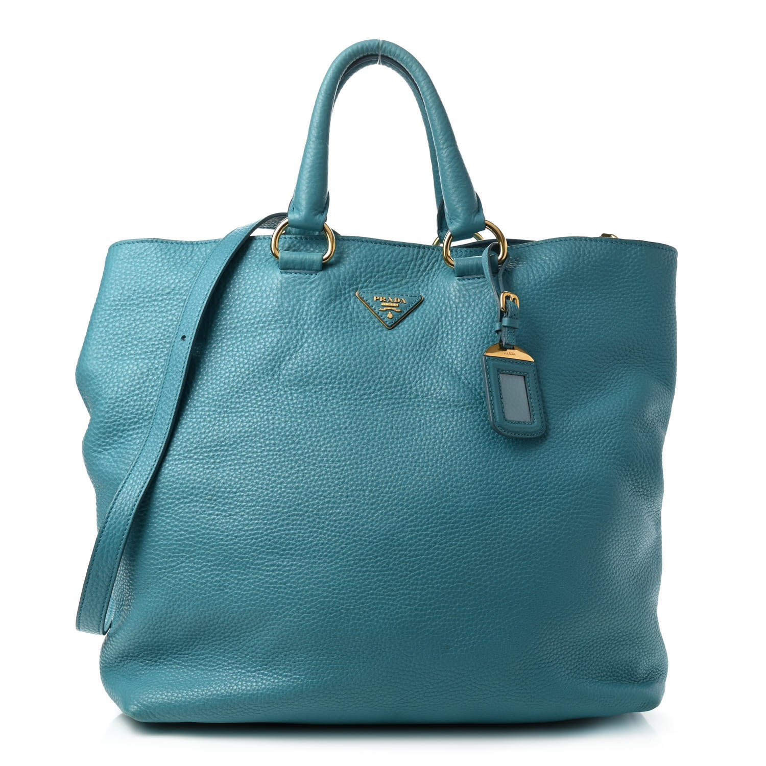 Prada Vitello Daino Shopping Tote Voyage 1 of 12