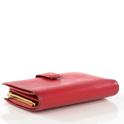 Louis Vuitton Epi French Purse Wallet Rouge 8 of 13