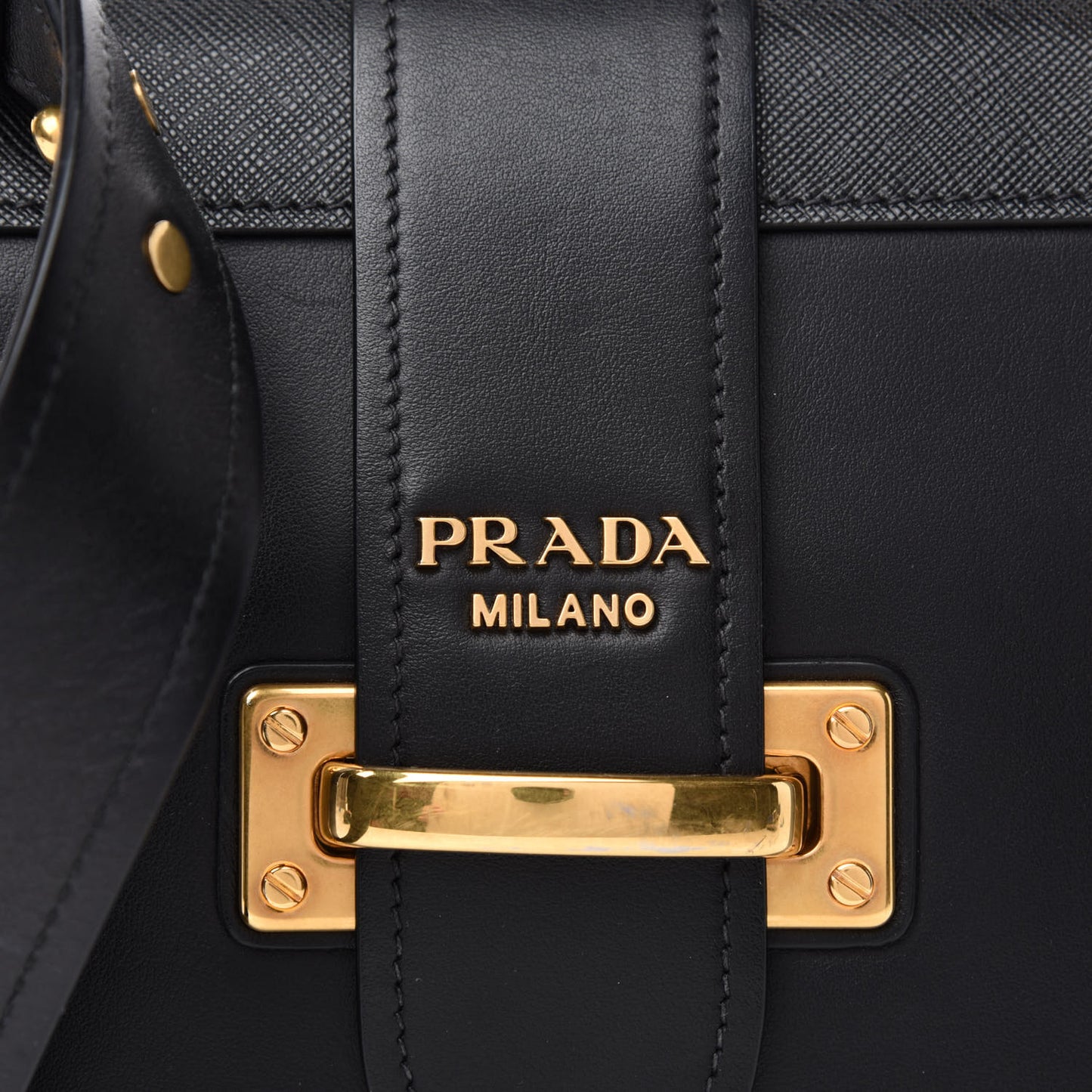City Calf Saffiano Pionniere Bag Black
