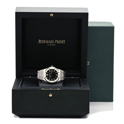 Audemars Piguet Stainless Steel 33mm Royal Oak Quartz Watch Black 67650ST.OO.1261ST.01 5 of 5