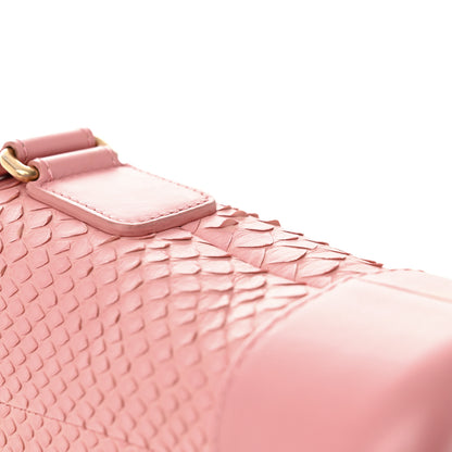 Chanel Snakeskin Small Gabrielle Hobo Pink 12 of 14