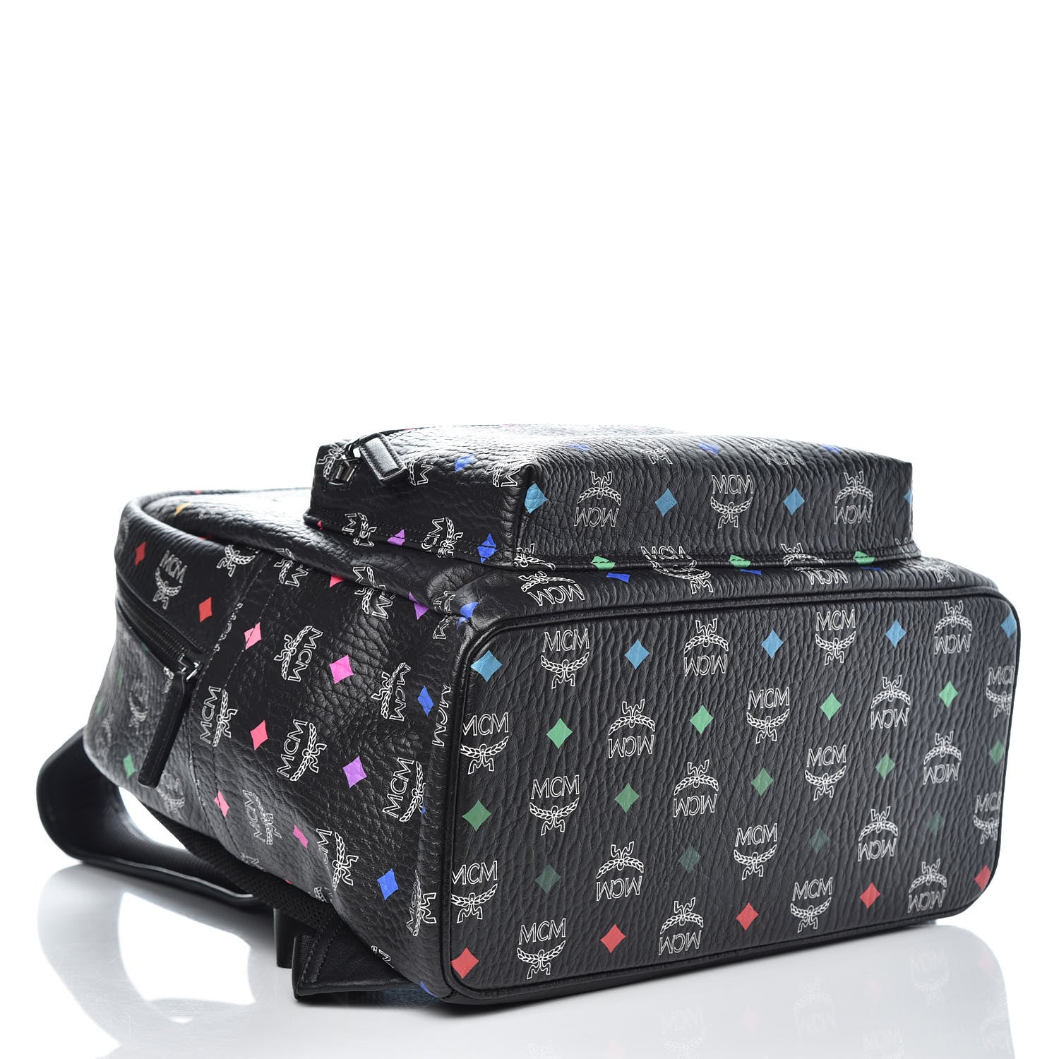 MCM Visetos Spektrum Medium Stark Backpack Black 4 of 9