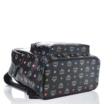 MCM Visetos Spektrum Medium Stark Backpack Black 4 of 9