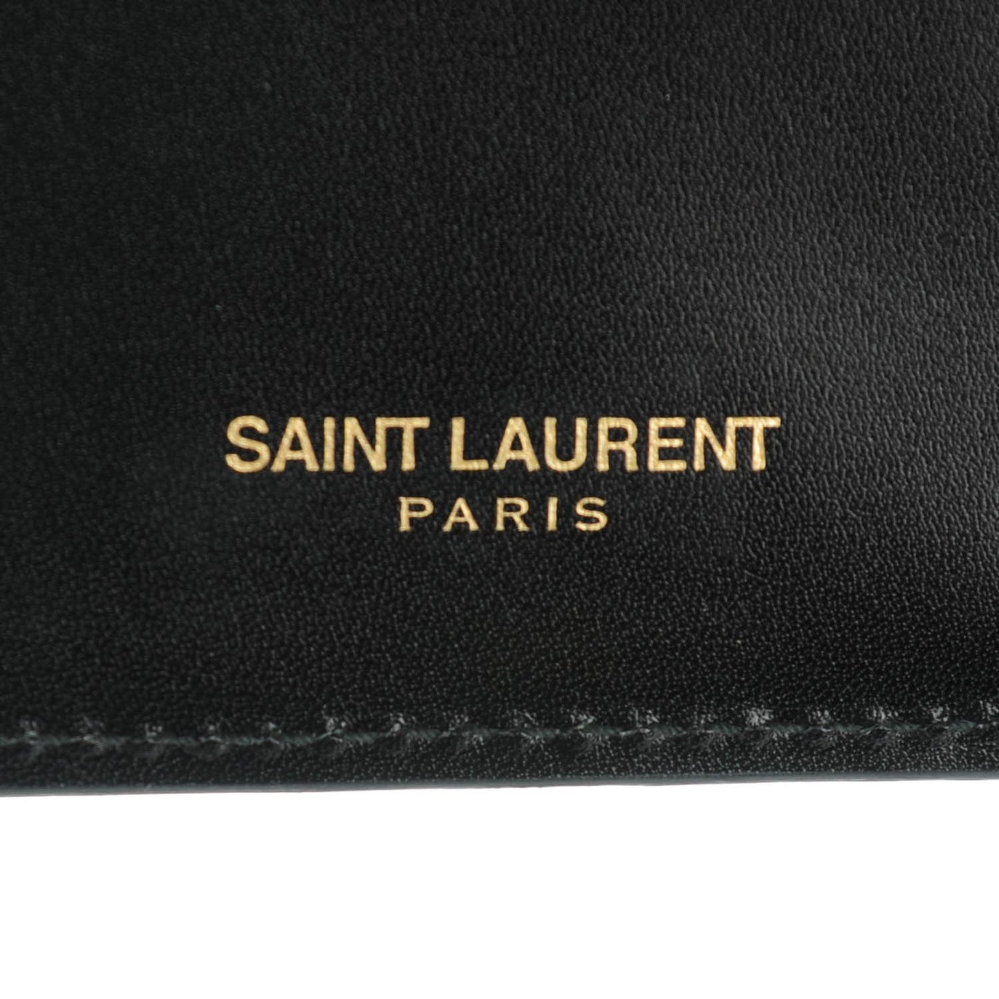 Calfskin Classic Pushlock Wallet Black