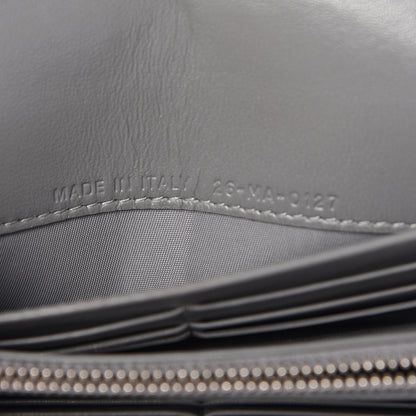 Christian Dior Grained Calfskin Diorama Croisiere Chain Wallet Gris 7 of 17