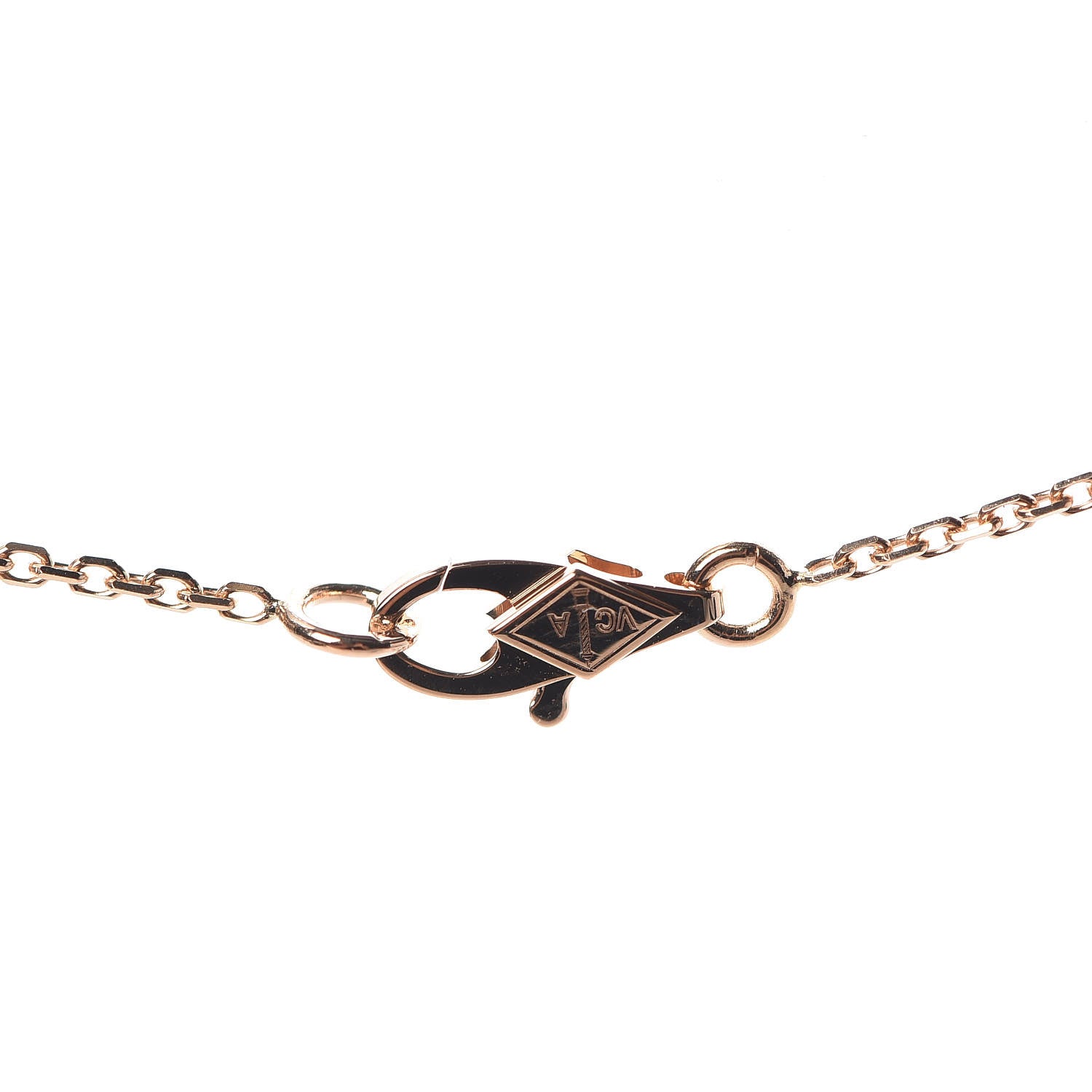 Van Cleef & Arpels 18K Rose Gold Sweet Alhambra Pendant Necklace 4 of 7