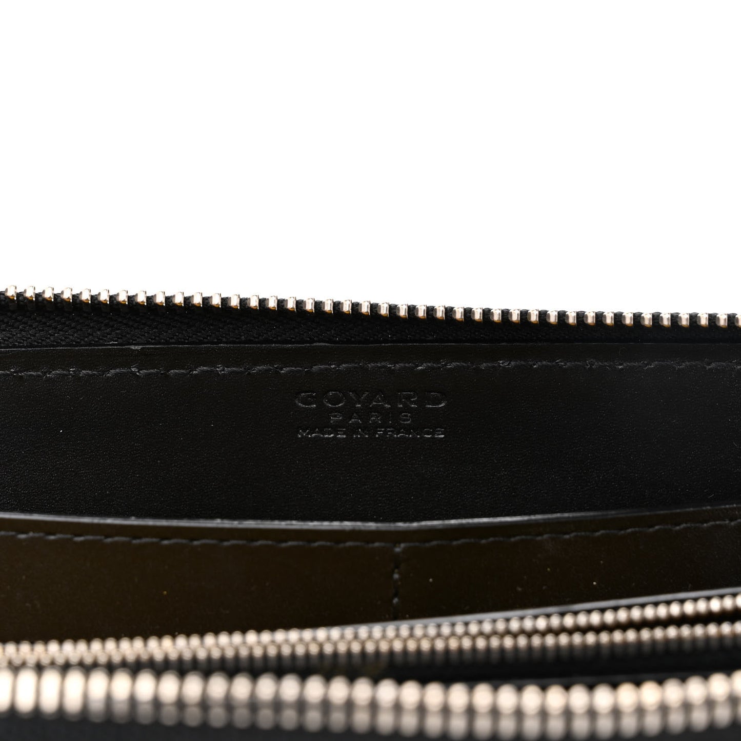 Goyardine Matignon Zip Around GM Wallet Black