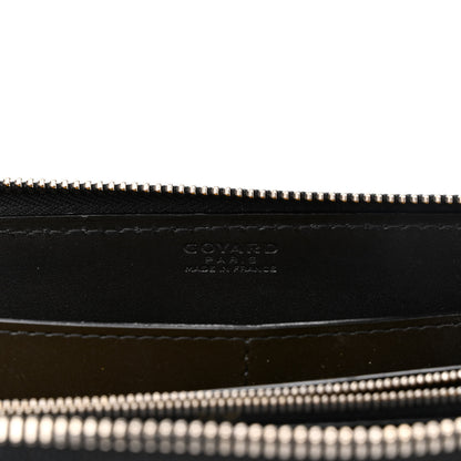 Goyard Goyardine Matignon Zip Around GM Wallet Black 6 of 11