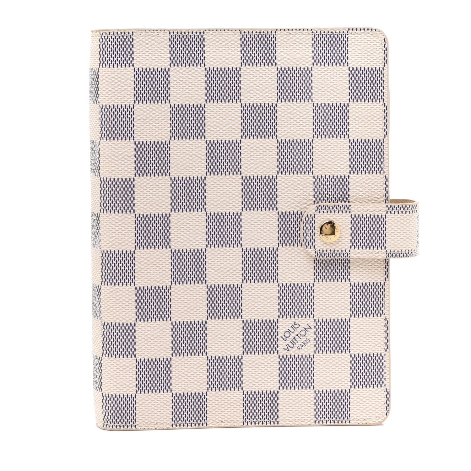 Louis Vuitton Damier Azur Medium Ring Agenda Cover 1 of 8