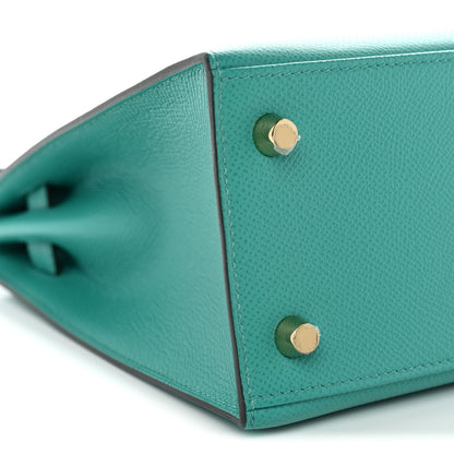 Hermes Epsom Kelly Sellier 25 Vert Verone 9 of 11