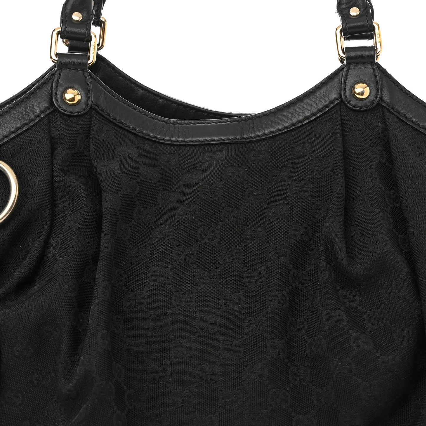 Monogram Large Sukey Black