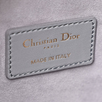 Christian Dior Lambskin Supple Macrocannage Ammi Bag Grey 6 of 10