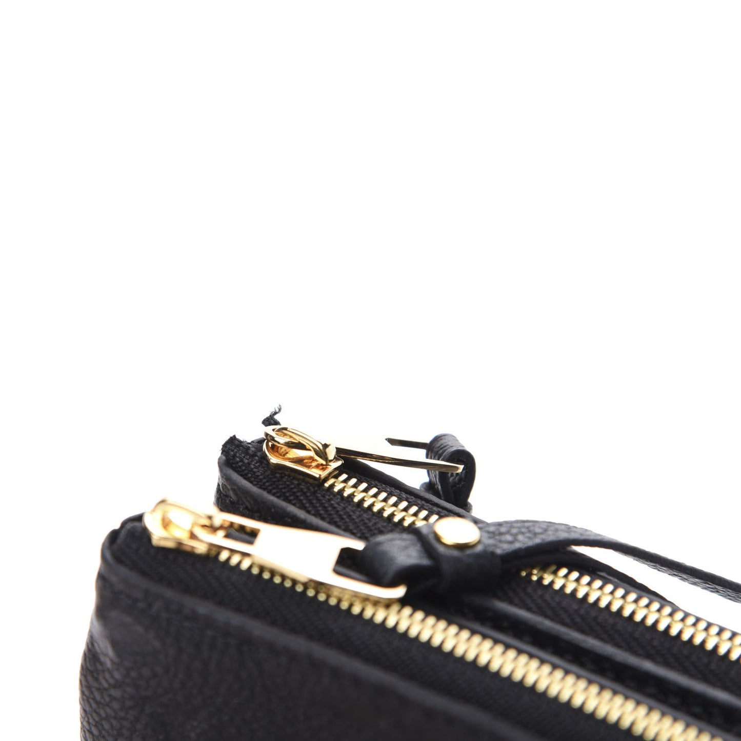 Empreinte Double Zip Pochette Black