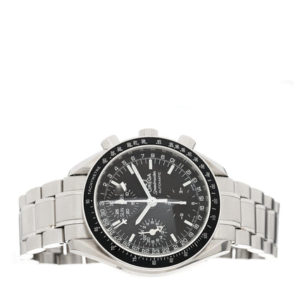 Omega Stainless Steel 39mm Speedmaster Day-Date Chronograph Automatic Watch Black 3520.50 2 of 4