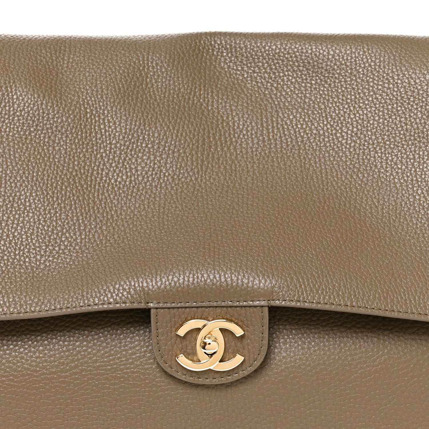 Chanel Grained Calfskin Souplissimo Maxi Flap Light Brown 8 of 10